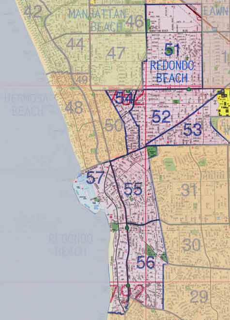 Redondo Beach real estate map