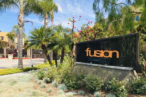 Gated community of Fusion South Bay