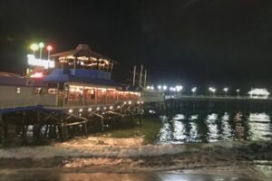 Old Tony's at night at the Redondo Pier