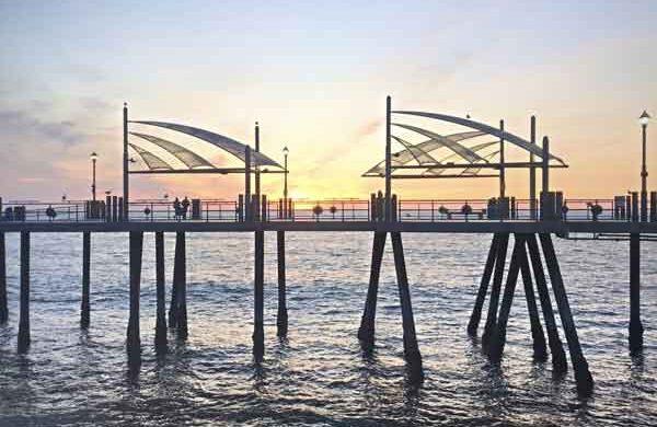 Redondo Beach pier sunset