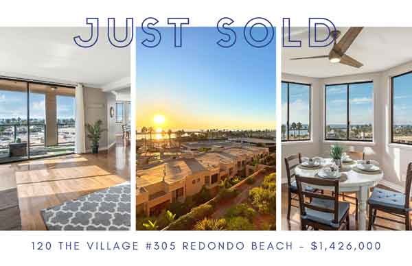 Just sold - 120 The Village #305. Condo sold by Redondo Beach realtor Keith Kyle